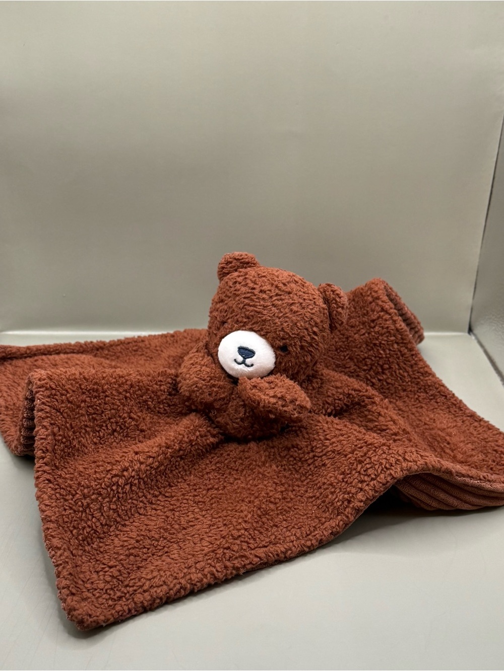 Carters Just One You Brown Bear Lovey Security Blanket Soother Plush